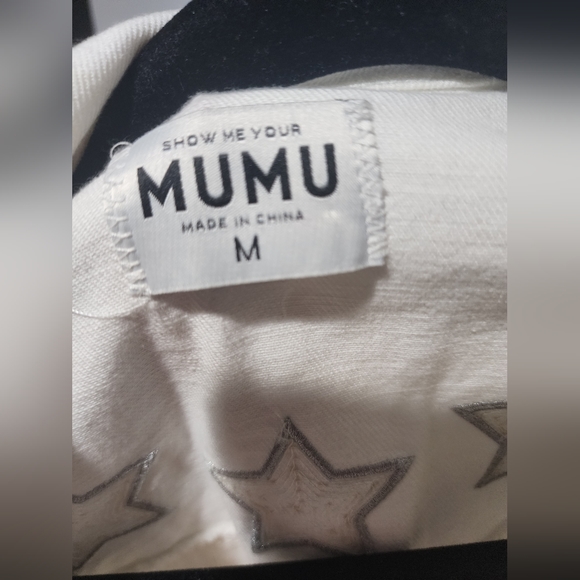 White show me your mumu jean jacket - Picture 3 of 3